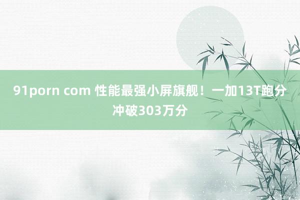 91porn com 性能最强小屏旗舰！一加13T跑分冲破303万分