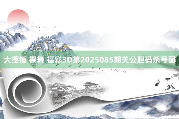大摆锤 裸舞 福彩3D第2025085期关公胆码杀号图